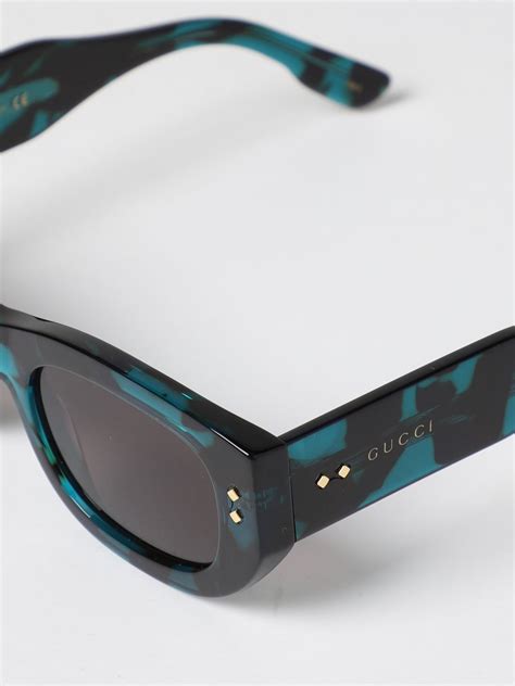 occhiali da sole gucci marmont|Occhiale da sole Gucci in acetato light blue Marmont.